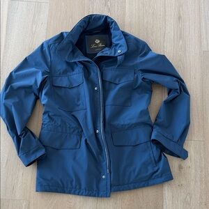 Loro Piana Navy Blue Windmate Traveller Jacket